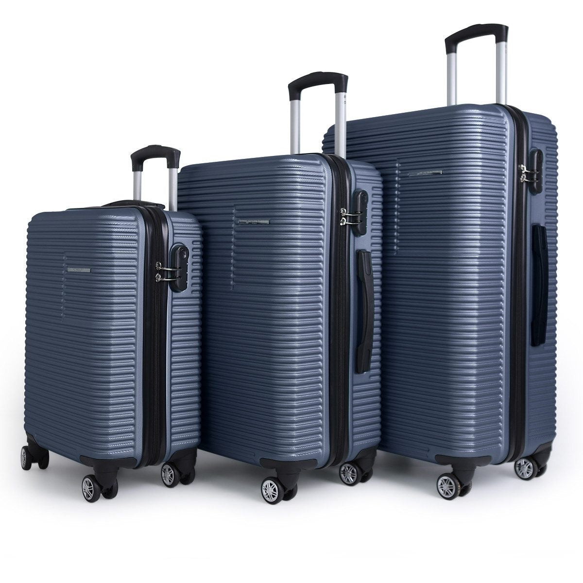 NEWCOM 3er-SET ABS Hartschalen-Trolley