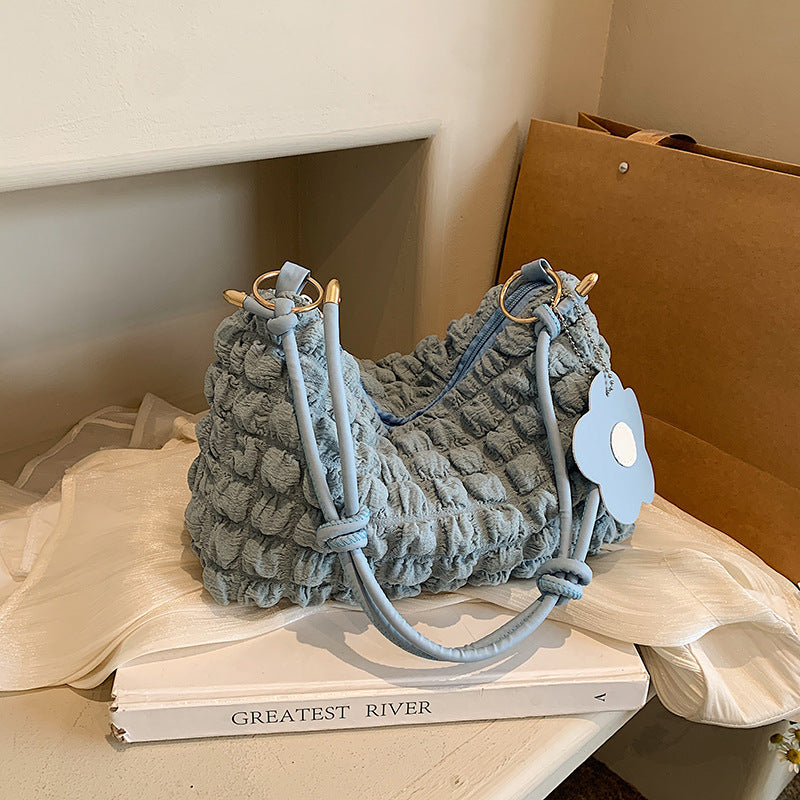 SUPER SOLU Schultertasche in Wolken-Style