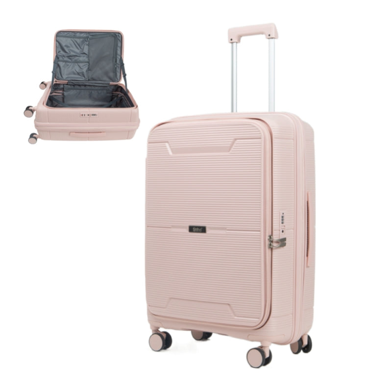 Tinho ULTRALEICHTER & Robuster Reisekoffer aus PP, Rosa