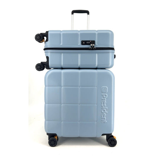 PRESIDENT Hartschalenkoffer aus Smart PC recyceltem Material, Blau