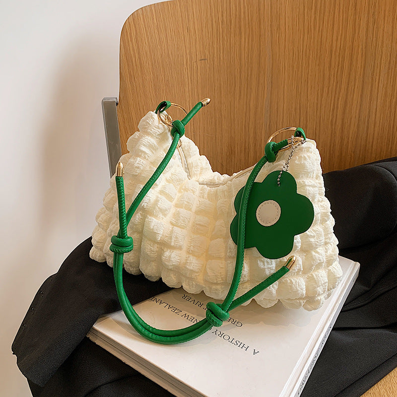 SUPER SOLU Schultertasche in Wolken-Style