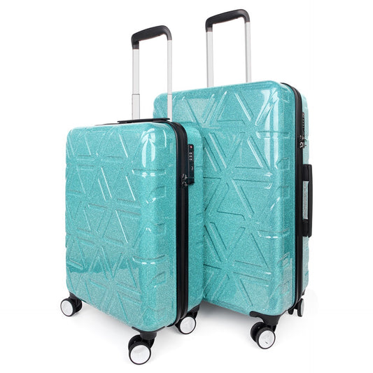 N1097-SERIE Hartschalen-Trolley Reflektorstoff Glanz Glitzer