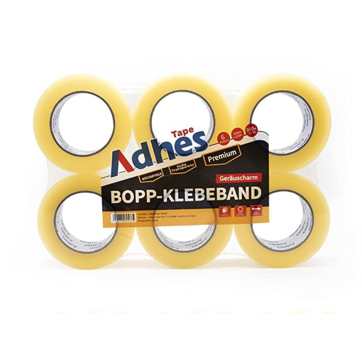 Klebeband LEISE Paketklebeband, Blasenfrei Geräuscharmes Packband