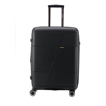 PRESIDENT Hartschalen-Trolley aus PP-Kunststoff, Schwarz