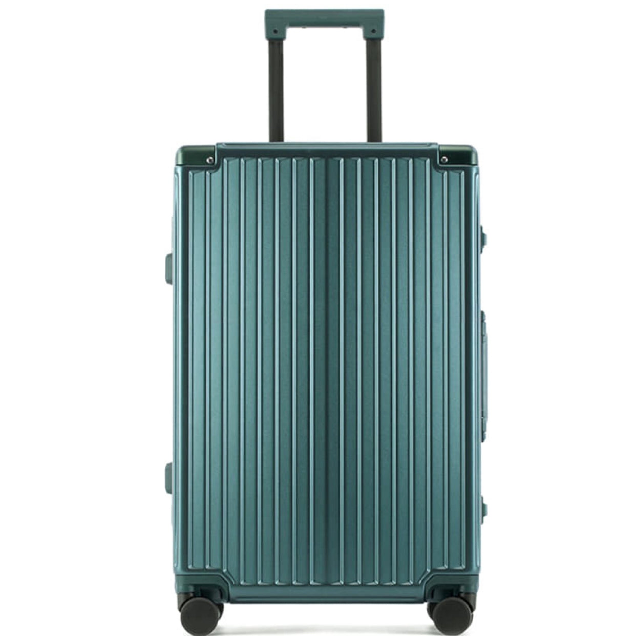 PRESIDENT Hartschalen-Trolley Alu-Rahmen aus Polycarbonat, Grün