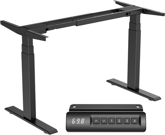 SUPER SOLU *6W/6B* Stark Dual-Motoren Elektrisch höhenverstellbarer Tischgestell 3-Fach-Teleskop