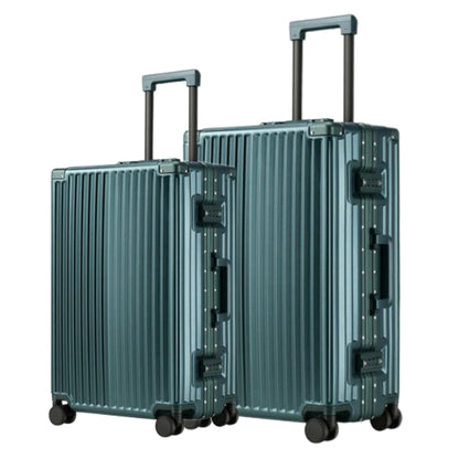 PRESIDENT Hartschalen-Trolley Alu-Rahmen aus Polycarbonat, Grün