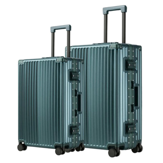 PRESIDENT Hartschalen-Trolley Alu-Rahmen aus Polycarbonat, Grün