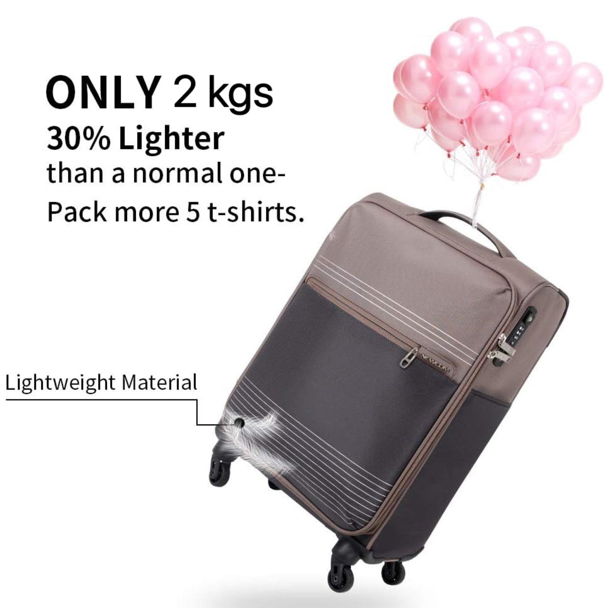 N1030-SERIE Ultra Leicht Weichschalenkoffer