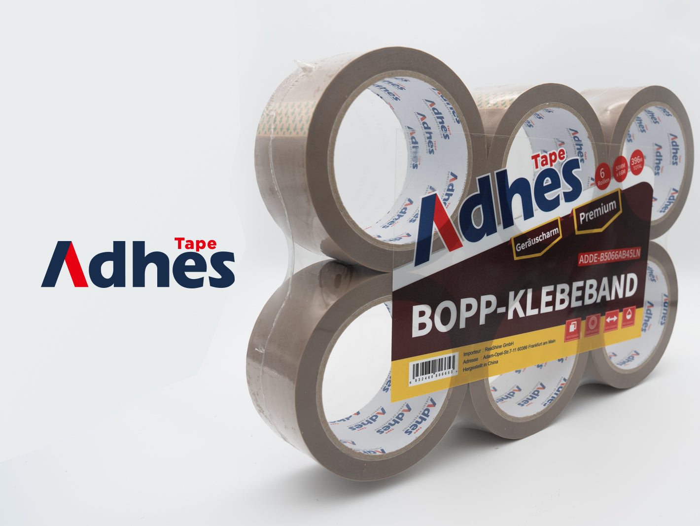 Klebeband LEISE Paketklebeband, Blasenfrei Geräuscharmes Packband