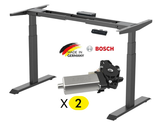 4B BOSCH-Dual-Motoren Elektrisch Höhenverstellbares Tischgestell mit 3-Fach-Teleskop