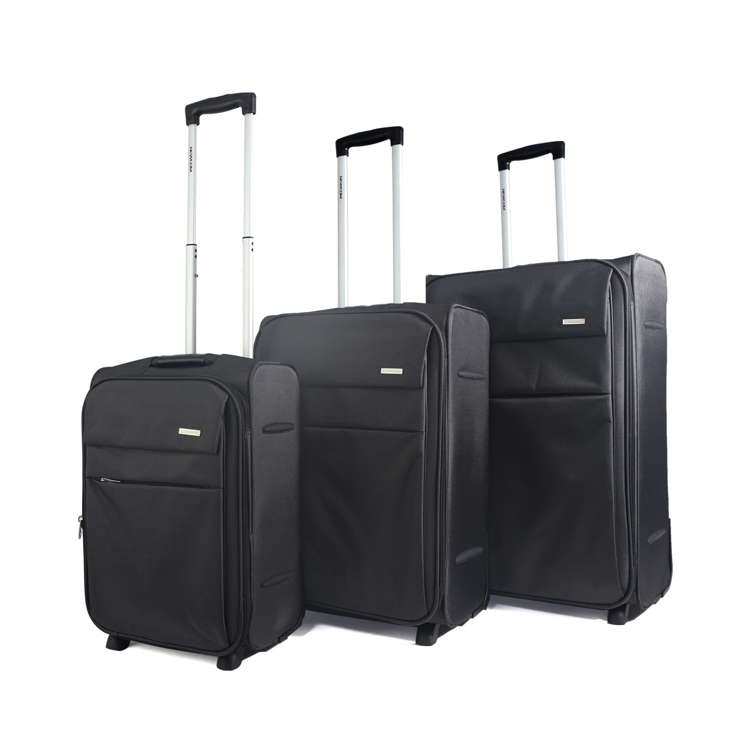 N131-SERIE Erweiterbar Weichgepäck-Trolley Klassischer Stoffkoffer mit TSA-Schloss
